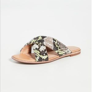 New Madewell puffy strap sandals size 9